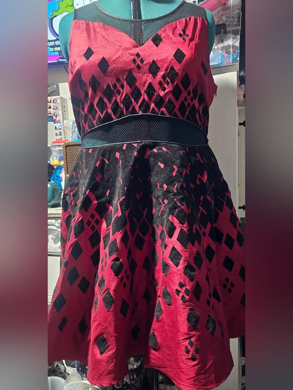 DC Comics Harley Quinn Formal Dress Plus